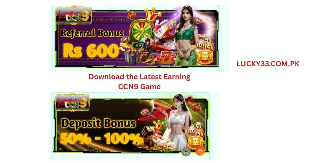 This game promotes daily bonus and rewards in CCN9 Game.