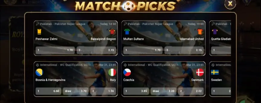 Royal X Casino Game invite Friend and get real cash.