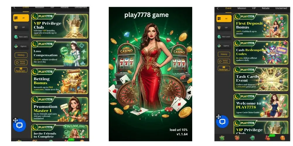 new casino game play7778 app