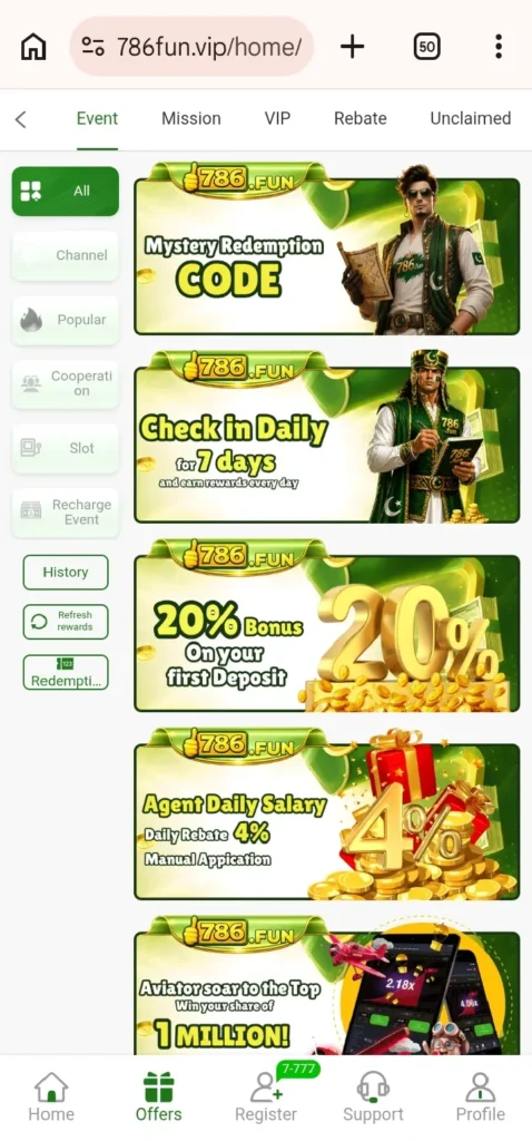 786Fun Game this feature adds extra excitement and value to gameplay.