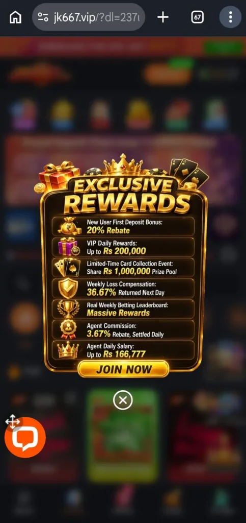 JK667 Game feature creates passive income opportunities. It also helps grow the player community quickly.