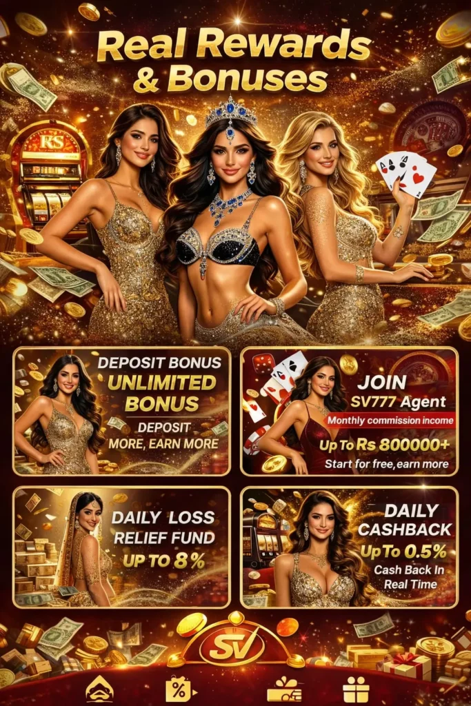 SV7777 Game Promotes Real Rewards & Bonuses.