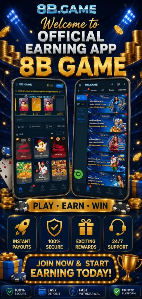 8B Game platform is built for fast response and quick game loading.