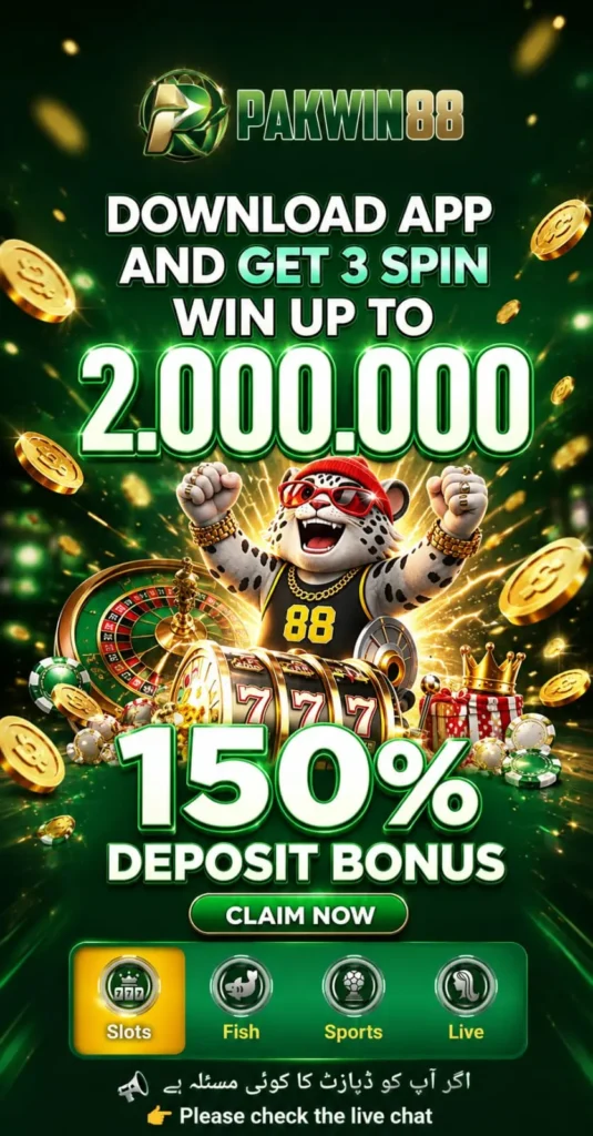 PAK Win88 Game Deposit and Withdrawal bonuses claim now.