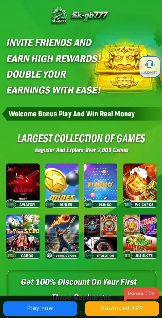 SK-GB777 Game Download APK New Earning App In Pakistan.