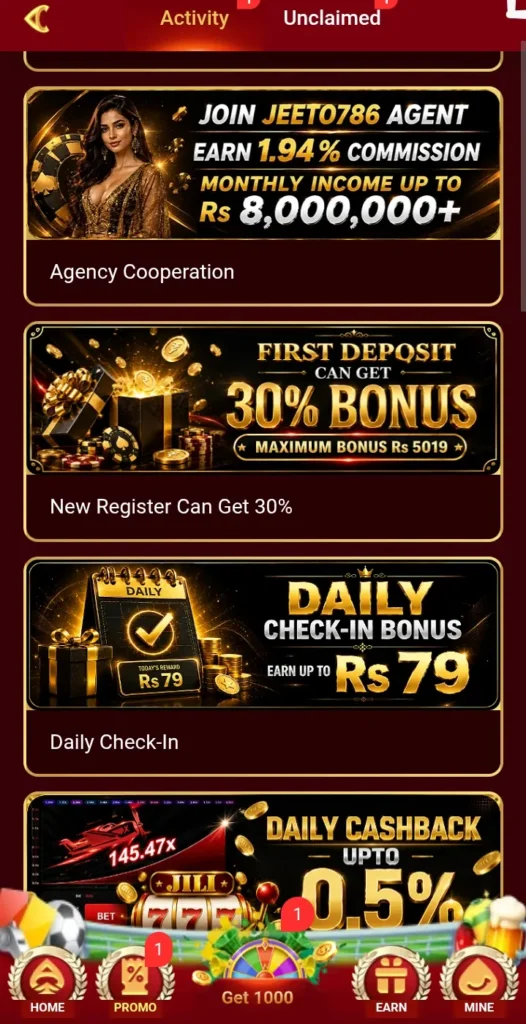 Jeeto786, welcome to the new earning platform that promotes real earnings.