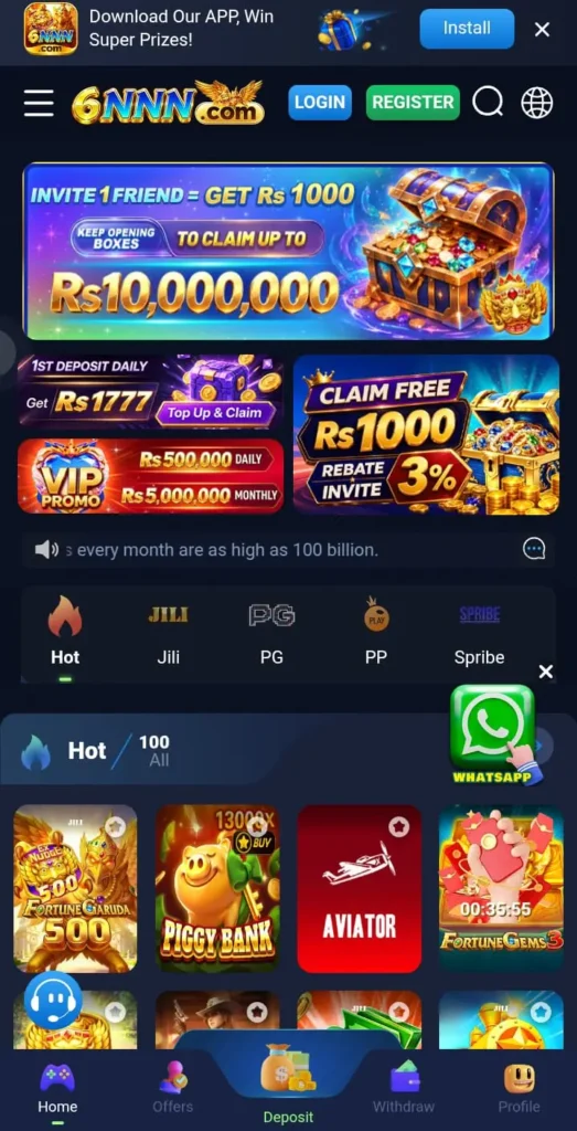 6NNN Game Login.