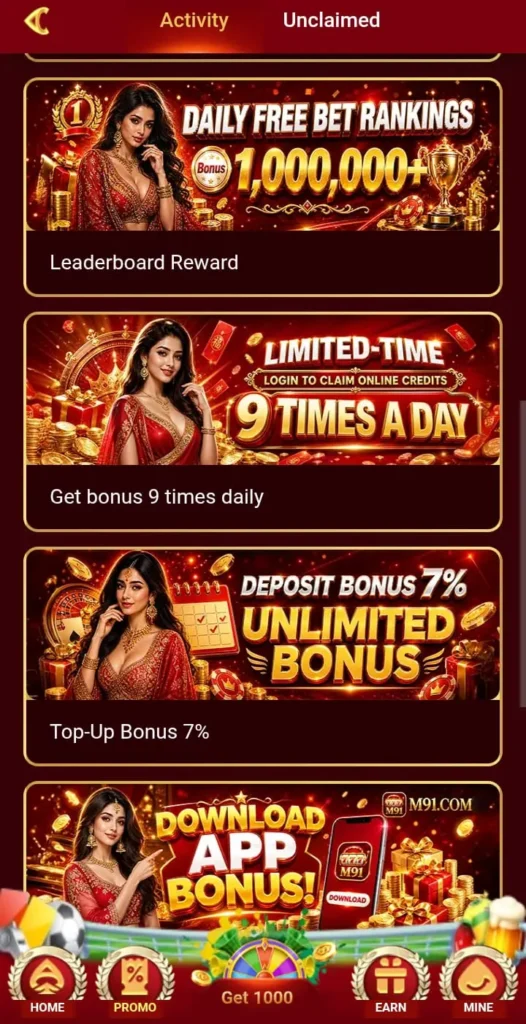 M91 Game bonus.
