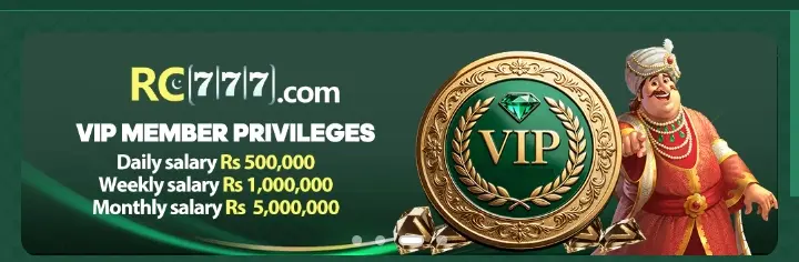 RC7777 Game VIP bonus.