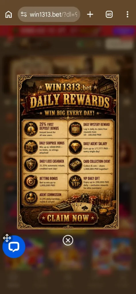 Win1313 Game Download APK interface screenshot image