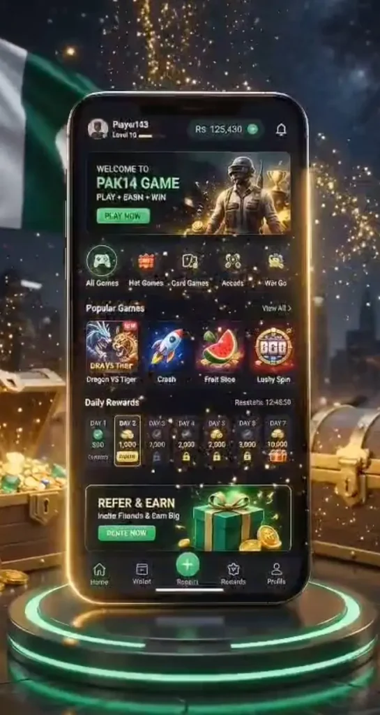 Pak14 Game download interface screenshot image.
